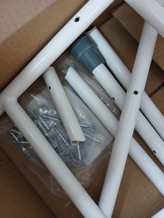 Taburete 2 escalones Rider blanco