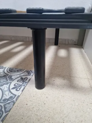 Somier gris con colchón incluido