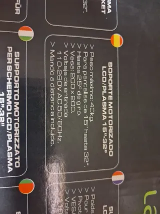 Soporte TV LCD/Plasma Lauson 15-32