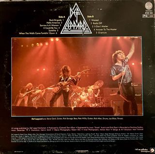 Def Leppard - On Through The Night LP