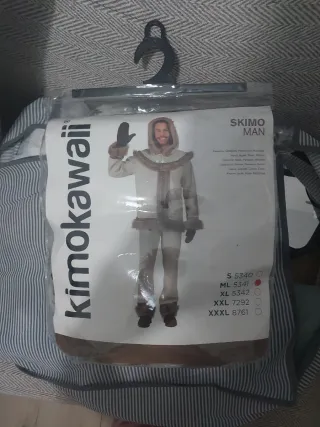 Disfraz Skimo Man Kimokawaii Talla ML