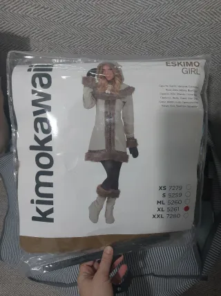 Disfraz Skimo Man Kimokawaii Talla ML