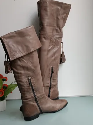 Baldinini stivali pelle alti sopra ginocchio