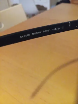 Montura Gafas Emporio Armani Negra