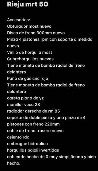 Rieju MRT 50 Supermotard Negra/Roja