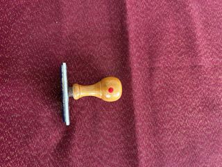 4 timbri vintage legno anni 70