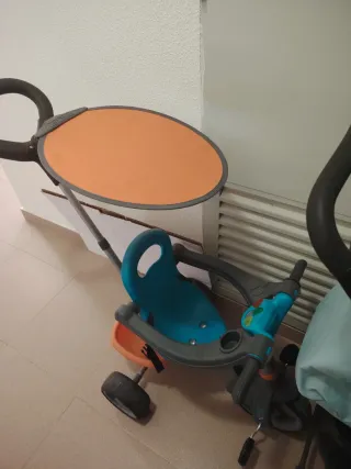 Carrito bebé 3 en 1 casi nuevo + bici regalo.