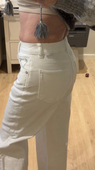 Vaqueros Boyish blancos