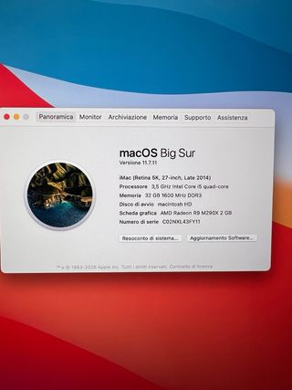 iMac 27” Retina 4K (2015) - 32GB RAM - 1TB