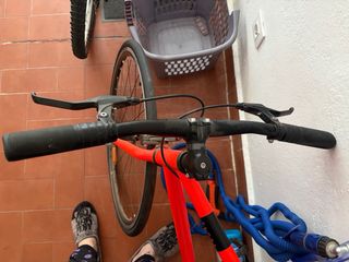 Bicicleta Fixie ELOPS 500 Naranja.