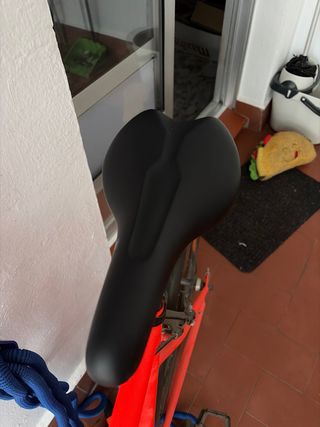 Bicicleta Fixie ELOPS 500 Naranja.