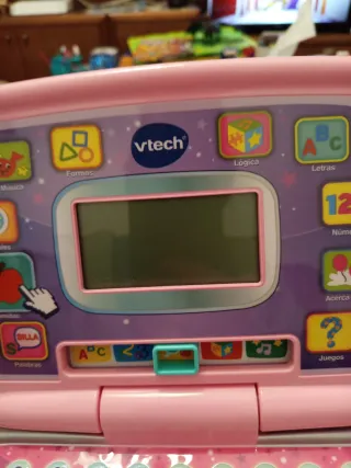 Ordenador infantil VTech rosa