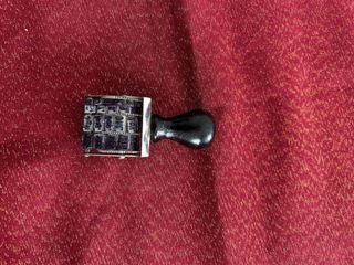 Lotto 3 Timbri Datari Vintage Regolabili