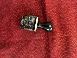 Lotto 3 Timbri Datari Vintage Regolabili