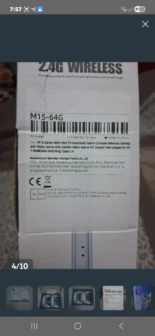 Consola M15 PLUS Retro Inalámbrica Blanca