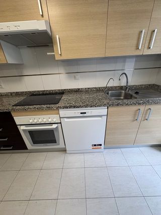 Cocina completa Beko madera y metal