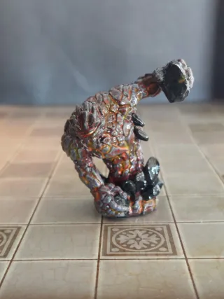Earth Fire Elemental Magma Golem