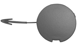 Tapa Gancho Paragolpes Delantero Imprimado para Lancia YPSILON 2006