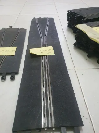 Pistas Scalextric curvas y rectas