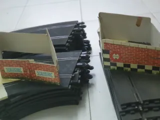 Pistas Scalextric curvas y rectas