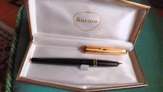 Aurora P88 penna stilografica placcata oro