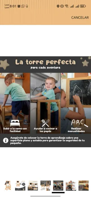 Torre di apprendimento Montessori KYWAI NUOVA IN SCATOLA