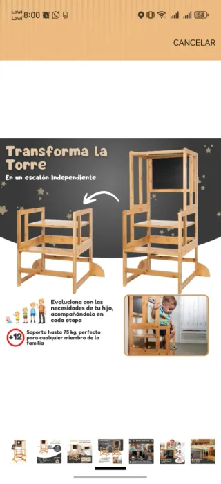 Torre di apprendimento Montessori KYWAI NUOVA IN SCATOLA