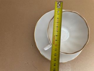 Juego de taza y platillo de porcelana rusa – Impe