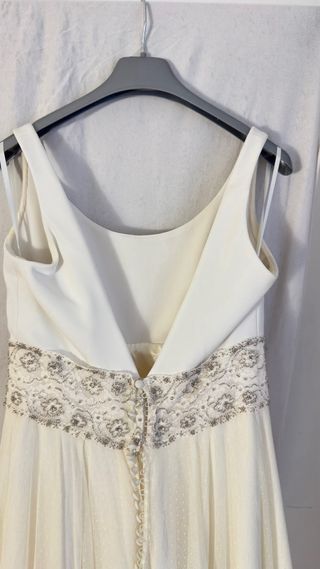 Vestido de Novia Blanco con Pedrería