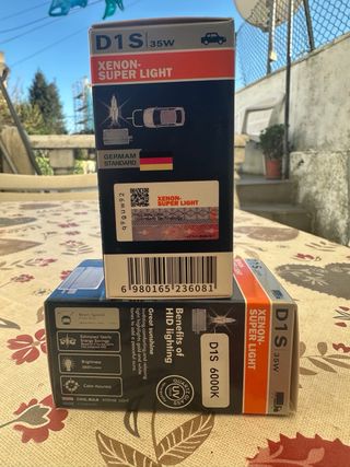 Bombillas Xenon D1S 5500K 2x