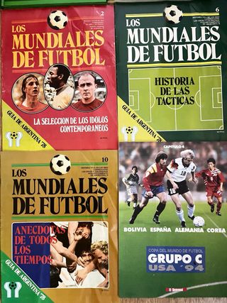 Lote libros de mundiales