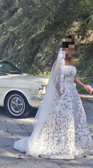 Vestido de Novia Talla 34-36 Un Solo Uso