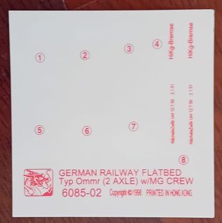 Kit Modellismo Dragon 6085 Ferrovia Tedesco 1:35