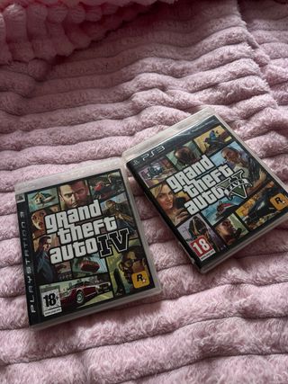 Grand Theft Auto IV y V PS3