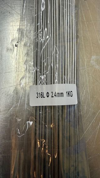Varillas TIG Acero Inoxidable 2.4mm 316L