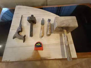 Lote herramientas antiguas carpintería