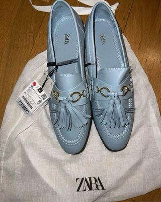 Zapatos Zara azul