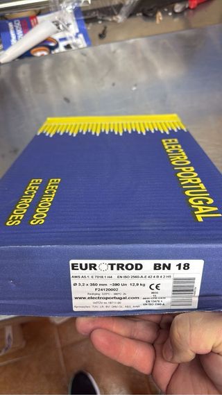 Electrodos básicos 7018 eurotrod