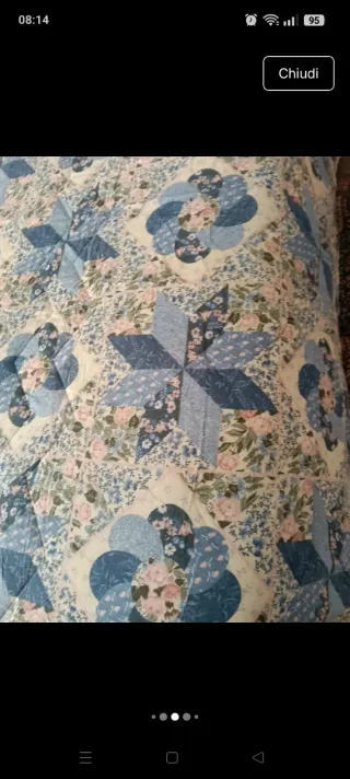 Piumone matrimoniale double face shabby