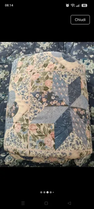 Piumone matrimoniale double face shabby