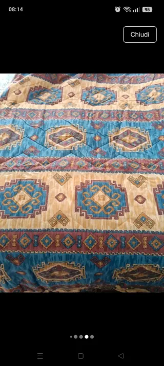 Piumone matrimoniale double face shabby