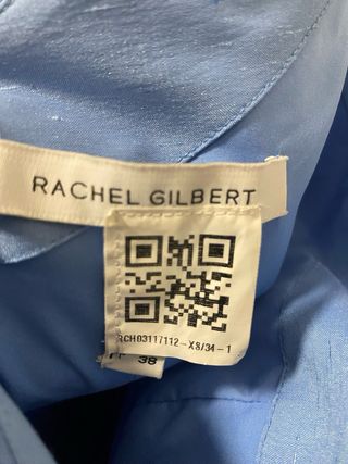 Vestido fiesta Rachel Gilbert celeste