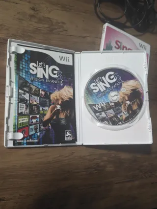 Lote Juegos Canto Wii + Micrófono