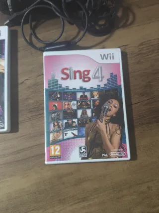 Lote Juegos Canto Wii + Micrófono