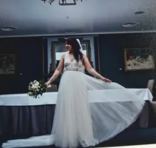 Vestido de Novia Pronovias Blanco Talla M