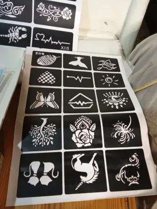 Kit Tatuaggi Glitter 50 Colori Bambini Nuovo