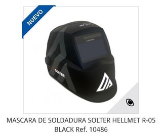 Máscara Soldadura Solter R-05 Negra