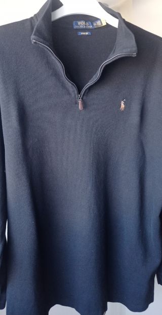 Jersey Ralph Lauren Negro Estate Rib