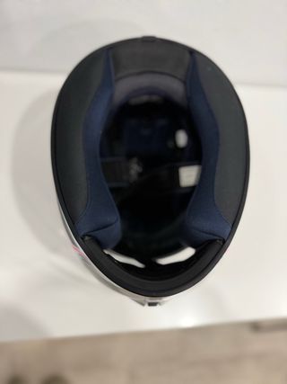 Casco HJC blanco y rosa