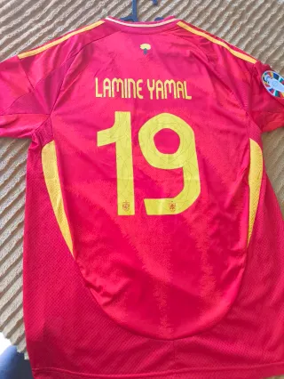 Camiseta Futbol Roja